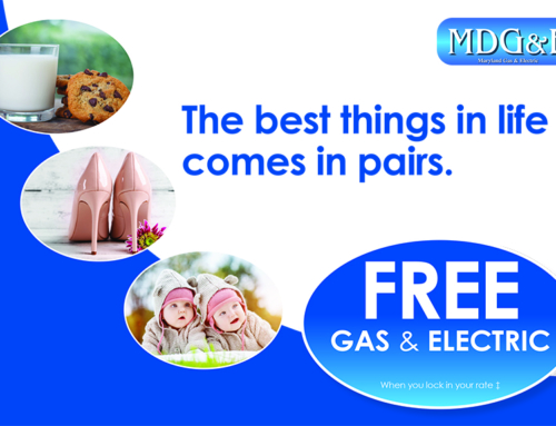 MDG&E Free Gas & Electric Postcard