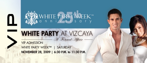 White Party Vizcaya VIP Ticket